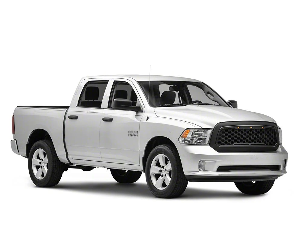 RedRock Baja Upper Replacement Grille; Matte Black (13-18 RAM 1500, Excluding Rebel) - Image 7