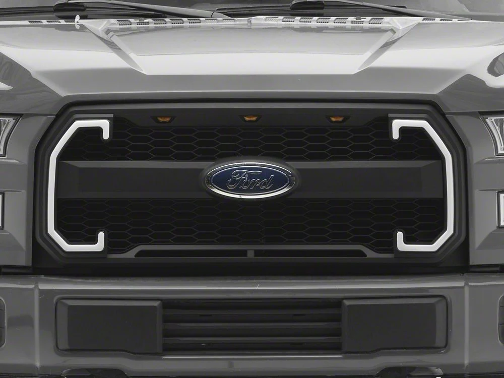 RedRock Baja Upper Replacement Grille with LED DRL and Sequential Turn Signals (15-17 F-150, Excluding Raptor) - Image 7