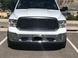 RedRock Baja Upper Replacement Grille with LED Lighting; Charcoal (13-18 RAM 1500, Excluding Rebel) - Image 14