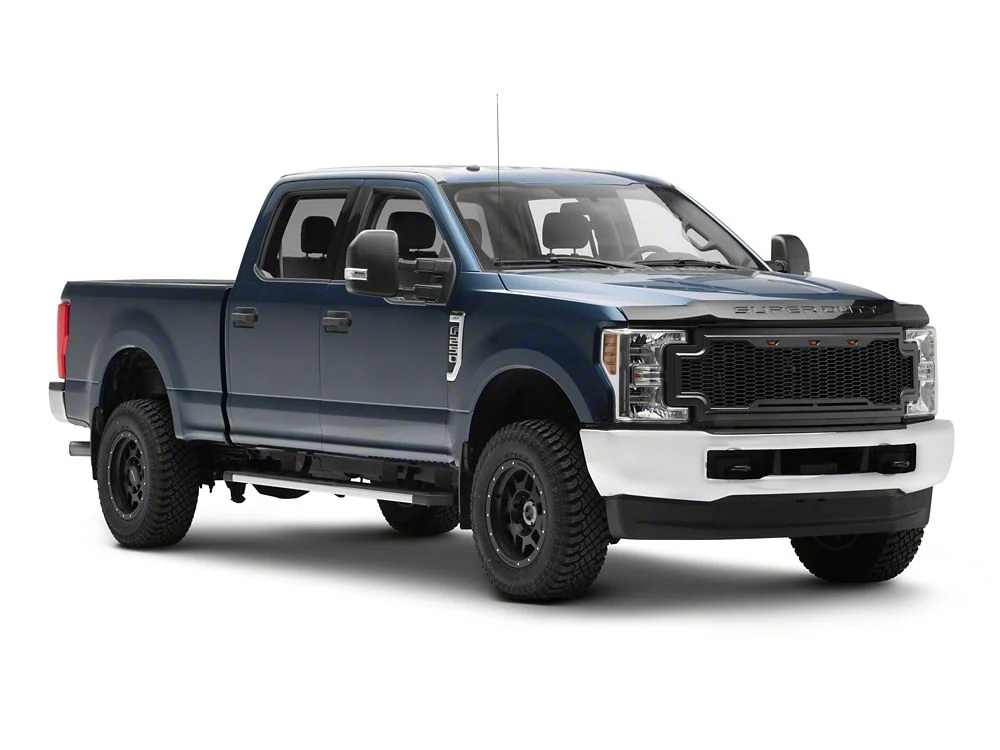 RedRock Baja Upper Replacement Grille with LED Lighting; Charcoal (17-19 F-250 Super Duty) - Image 7