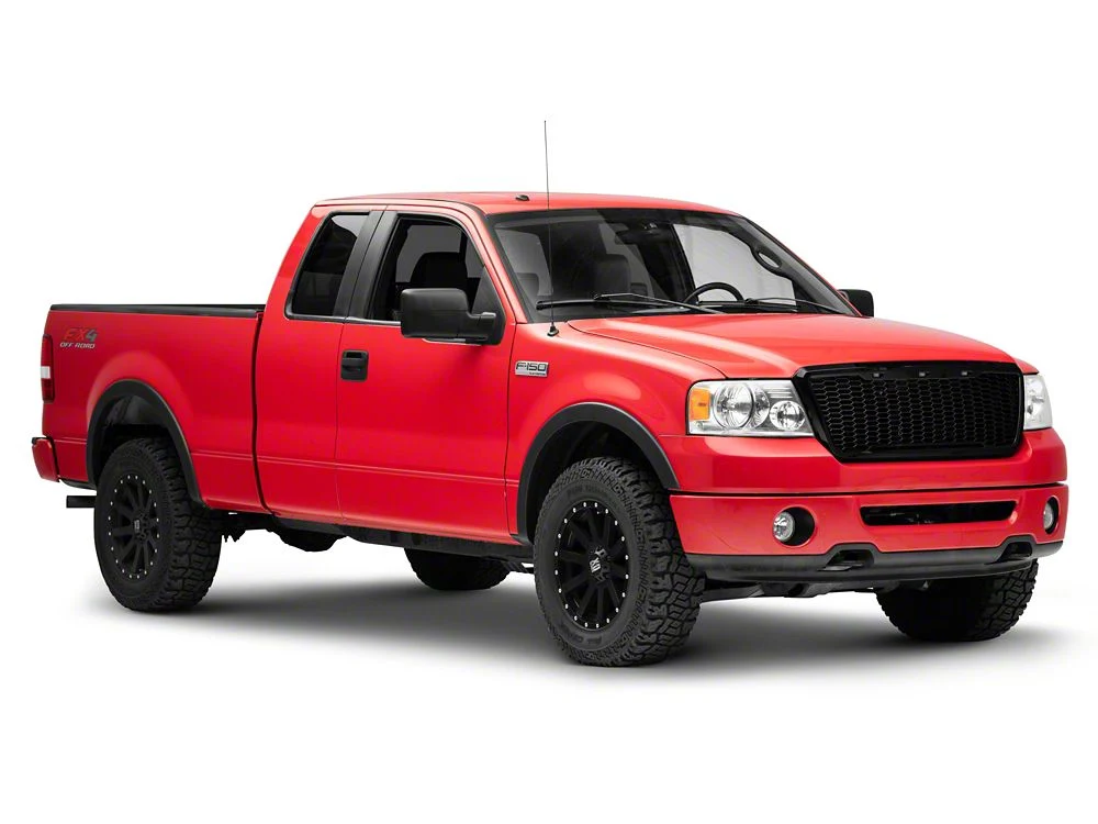 RedRock Baja Upper Replacement Grille with LED Lighting; Gloss Black (04-08 F-150) - Image 7