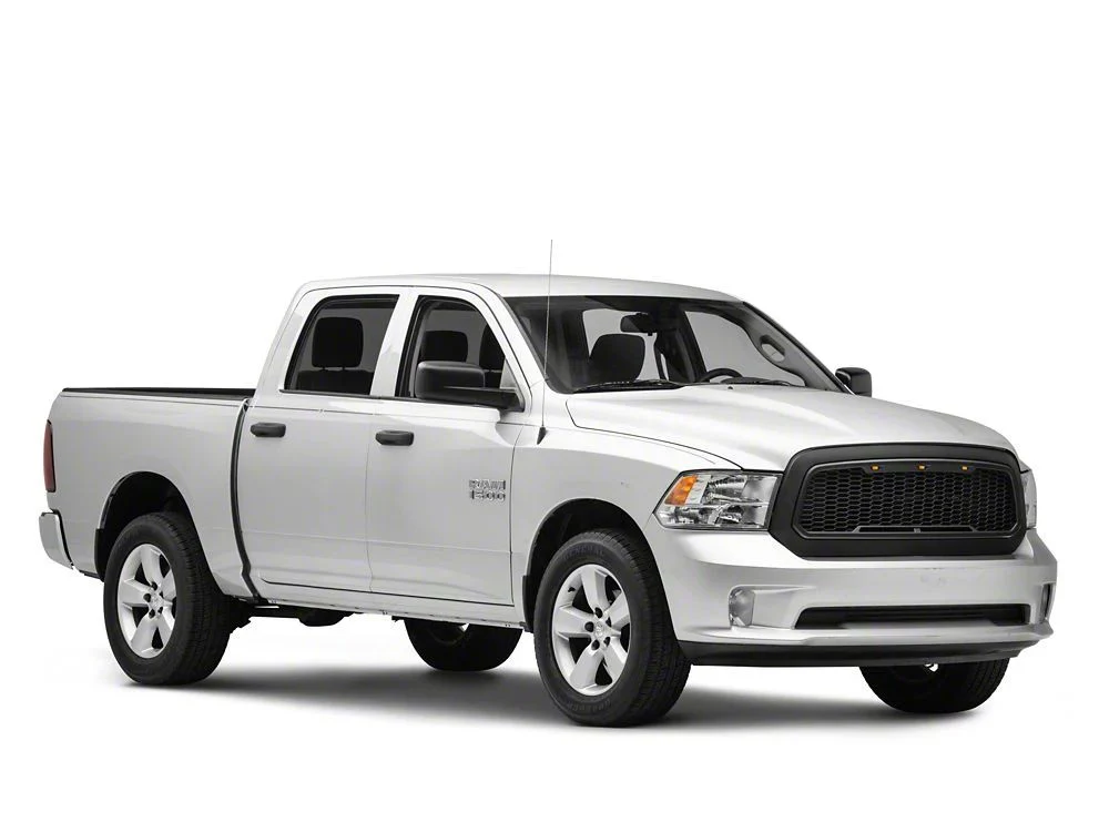 RedRock Baja Upper Replacement Grille with LED Lighting; Matte Black (13-18 RAM 1500, Excluding Rebel) - Image 11