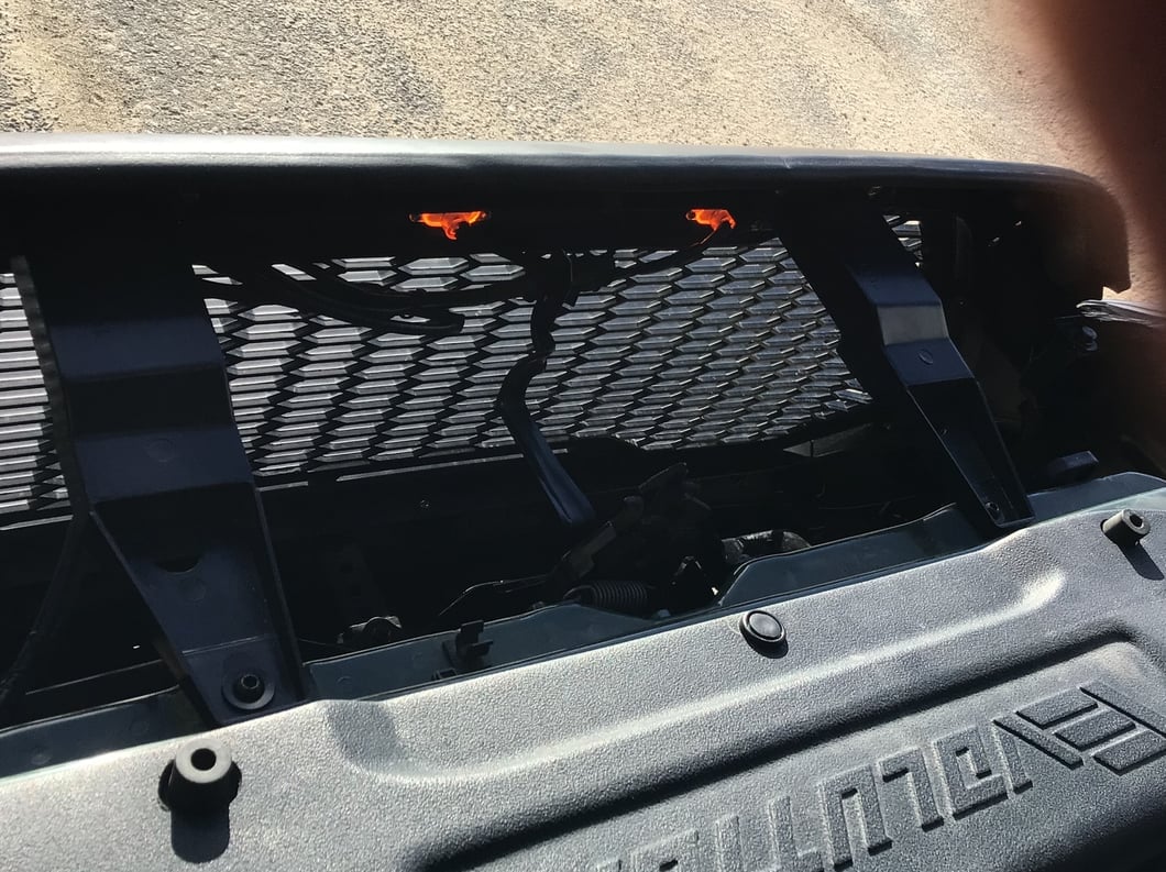 RedRock Baja Upper Replacement Grille with LED Lighting; Matte Black (16-23 Tacoma) - Image 13