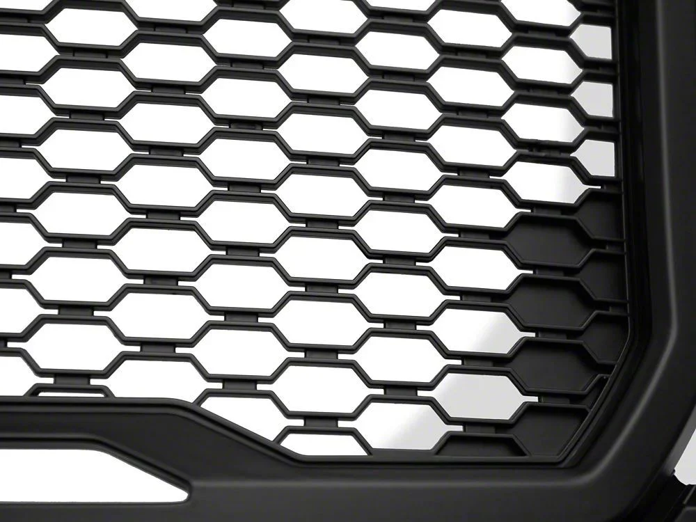 RedRock Baja Upper Replacement Grille with LED Lighting; Matte Black (18-20 F-150, Excluding Raptor) - Image 7