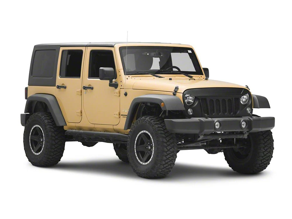 RedRock Beast Grille; Matte Black (07-18 Jeep Wrangler JK) - Image 5