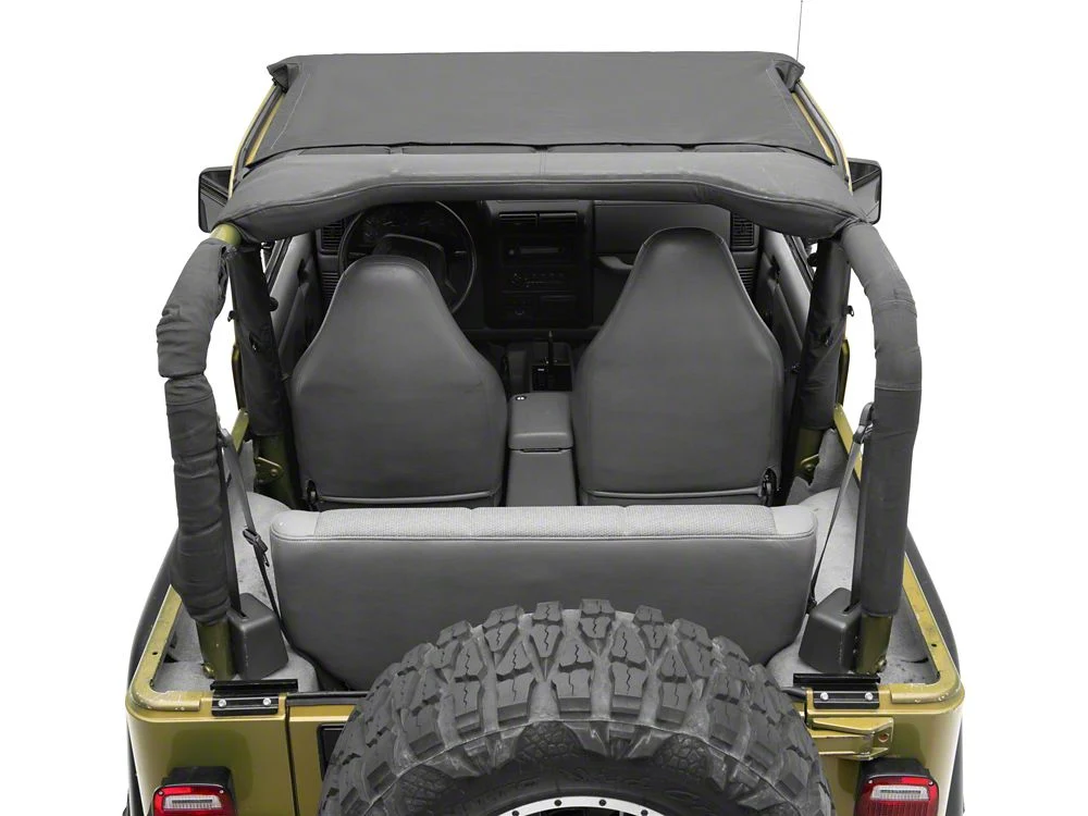RedRock Bikini Top; Black Diamond (97-06 Jeep Wrangler TJ, Excluding Unlimited) - Image 5
