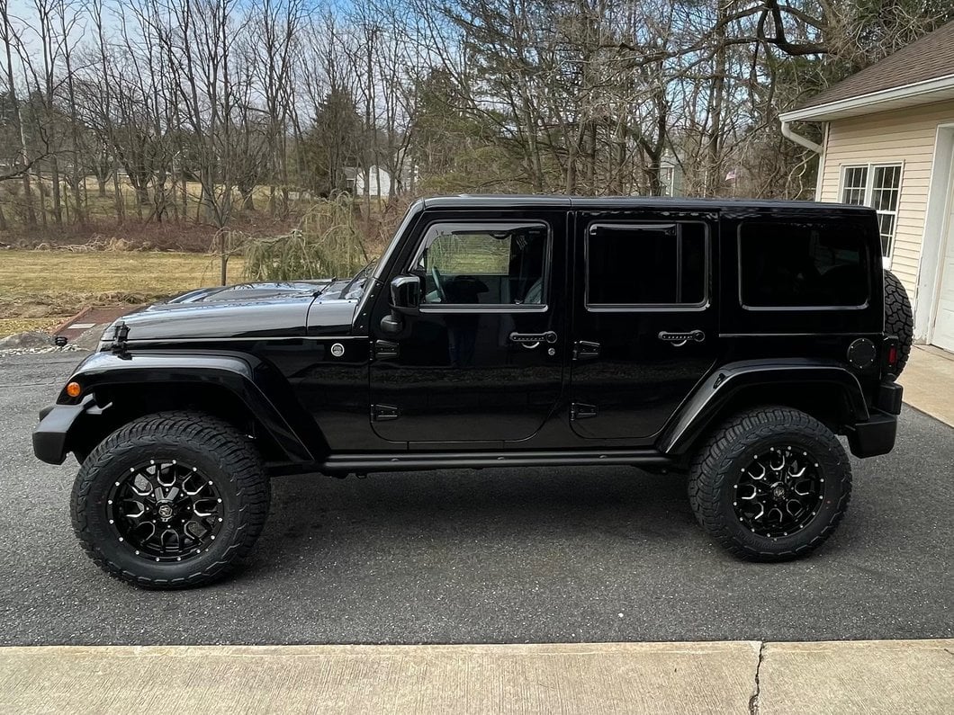 RedRock Billet Aluminum Door Handle Inserts; Black (07-18 Jeep Wrangler JK 4-Door) - Image 11