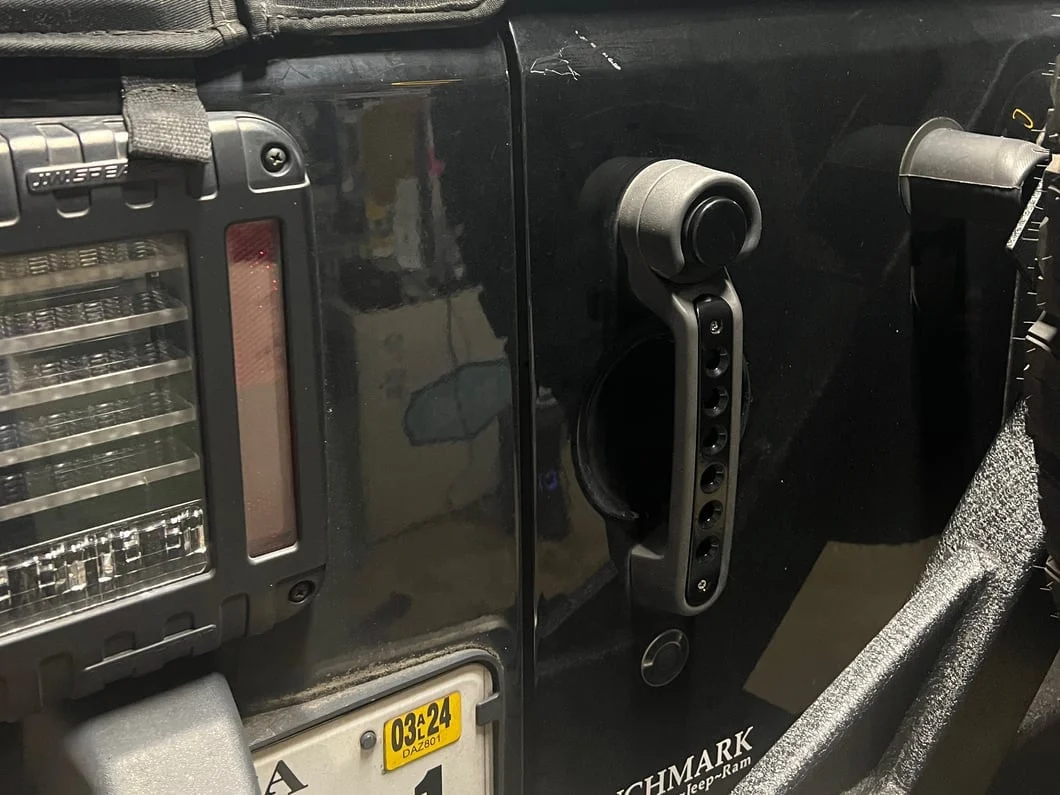 RedRock Billet Aluminum Door Handle Inserts; Black (07-18 Jeep Wrangler JK 4-Door) - Image 15