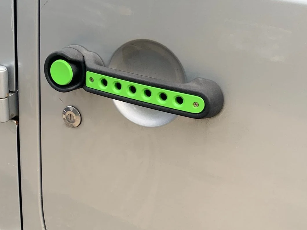 RedRock Billet Aluminum Door Handle Inserts; Green (07-18 Jeep Wrangler JK 4-Door) - Image 14