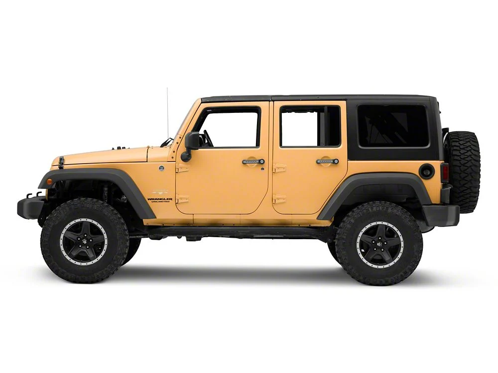 RedRock Billet Aluminum Door Handle Inserts; Silver (07-18 Jeep Wrangler JK 4-Door) - Image 7