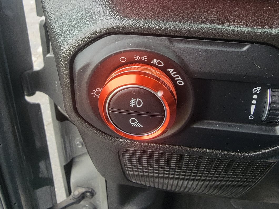 RedRock Billet Aluminum Headlight Knob Trim Ring; Red (20-25 Jeep Gladiator JT) - Image 9