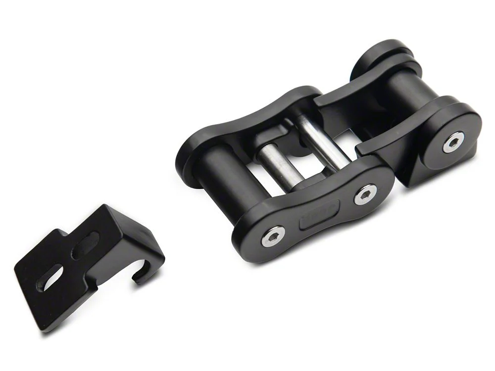 RedRock Billet Aluminum Hood Catch Set; Black (07-25 Jeep Wrangler JK & JL) - Image 3