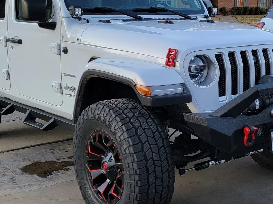 RedRock Billet Aluminum Hood Catch Set; Red (07-25 Jeep Wrangler JK & JL) - Image 15