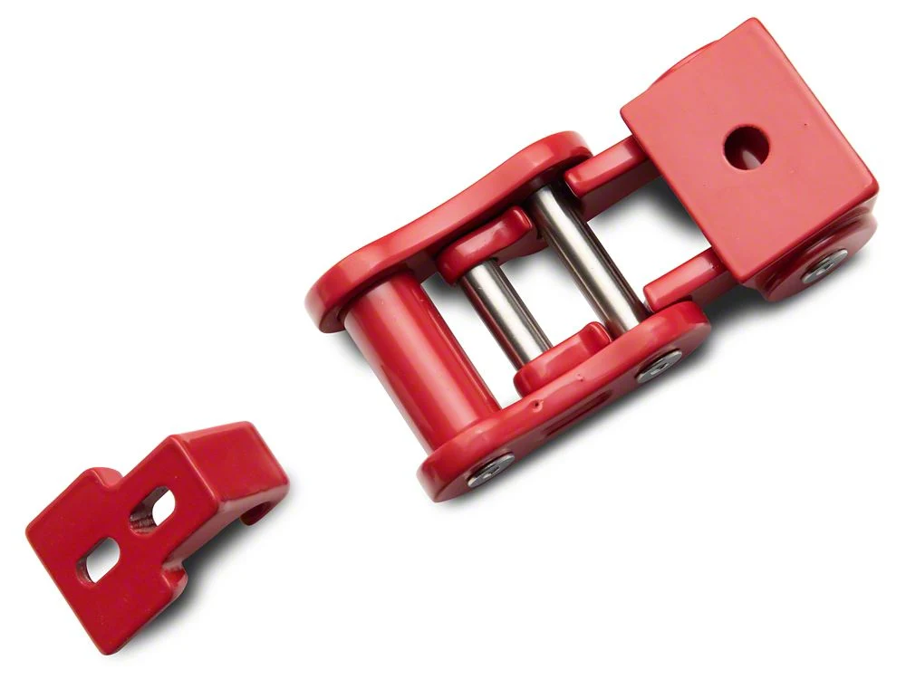 RedRock Billet Aluminum Hood Catch Set; Red (07-25 Jeep Wrangler JK & JL) - Image 3