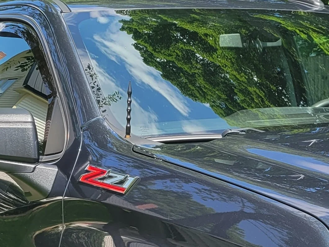 RedRock Billet Antenna; 6-Inch; Black (07-25 Silverado 1500) - Image 10