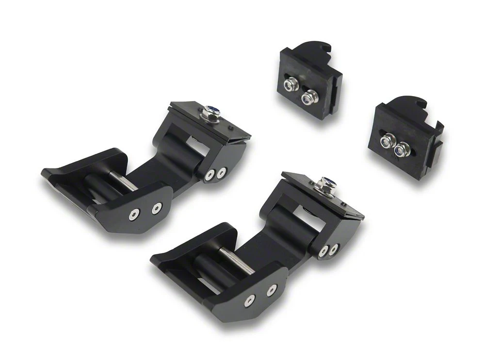 RedRock Billet Hood Catch Kit; Star (07-25 Jeep Wrangler JK & JL) - Image 3