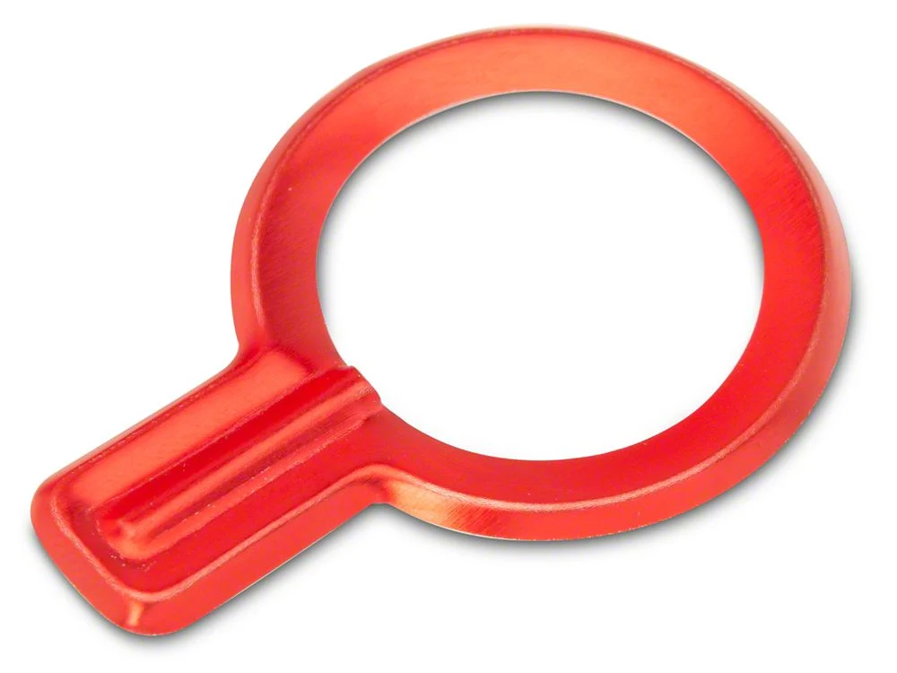 RedRock Billet Start-Stop Button Cover; Red (21-25 Bronco) - Image 2
