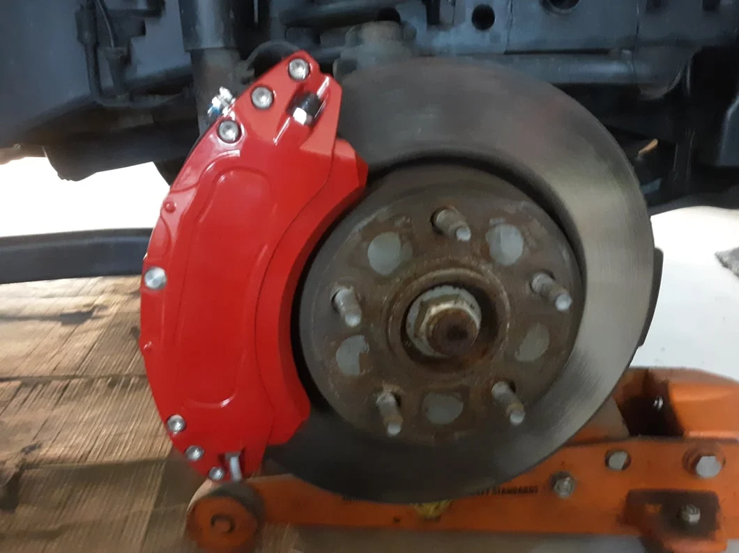 RedRock Brake Caliper Covers; Red; Front and Rear (07-18 Jeep Wrangler JK) - Image 12
