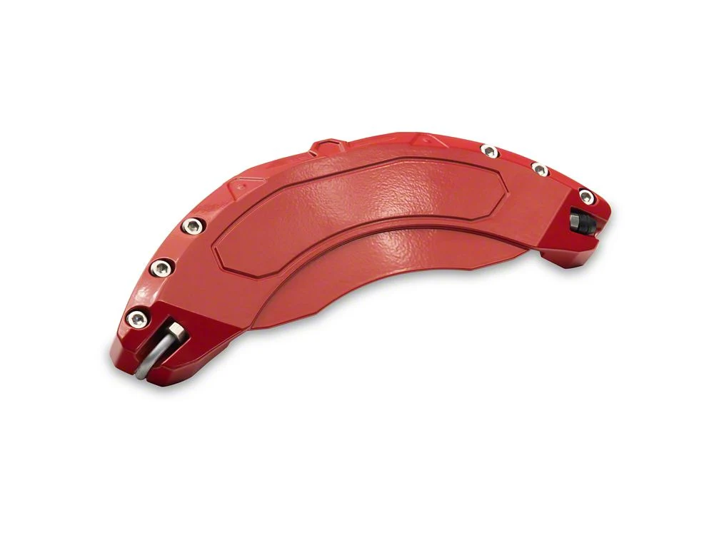 RedRock Brake Caliper Covers; Red; Front and Rear (20-25 Jeep Gladiator JT, Excluding Sport) - Image 4