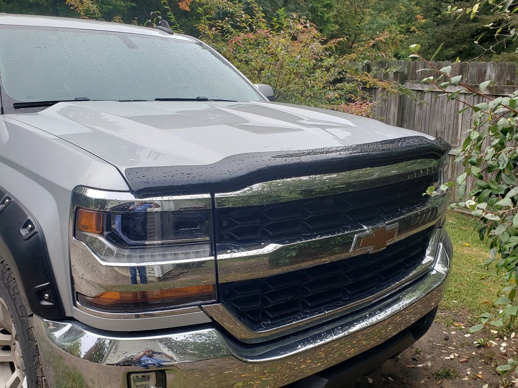 RedRock Bug Hood Deflector; Smoked (16-18 Silverado 1500) - Image 14