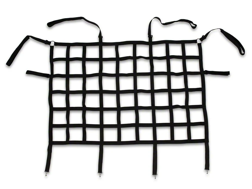 RedRock Cargo Net/Pet Divider; Front Seat (07-25 Jeep Wrangler JK & JL)