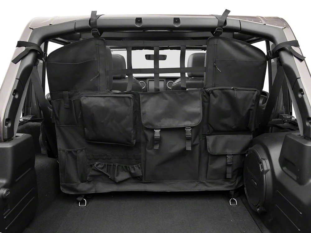 RedRock Cargo Net/Pet Divider; Rear Seat (07-25 Jeep Wrangler JK & JL 4-Door) - Image 4