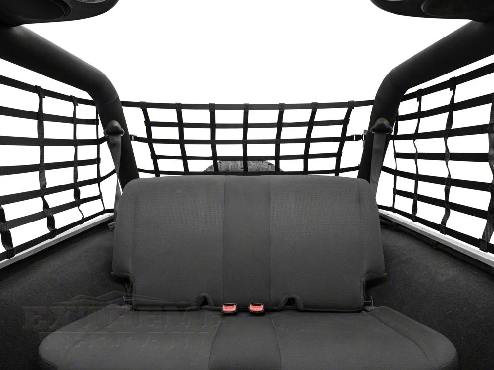 RedRock Cargo Wrap Around Net; One Piece (04-06 Jeep Wrangler TJ Unlimited) - Image 7