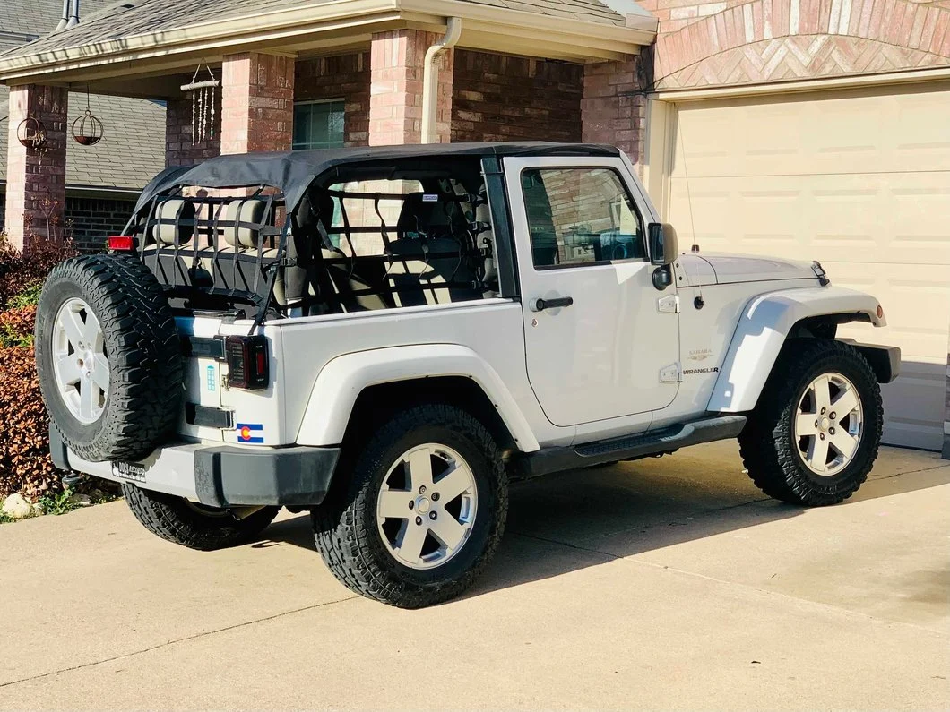RedRock Cargo Wrap Around Net; One Piece (07-18 Jeep Wrangler JK 2-Door) - Image 18