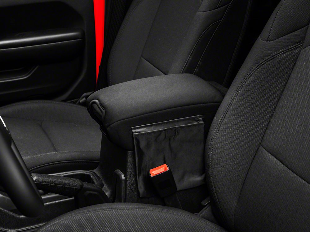 RedRock Center Console Arm Rest Cover w/Storage Bags (18-25 Jeep Wrangler JL) - Image 3