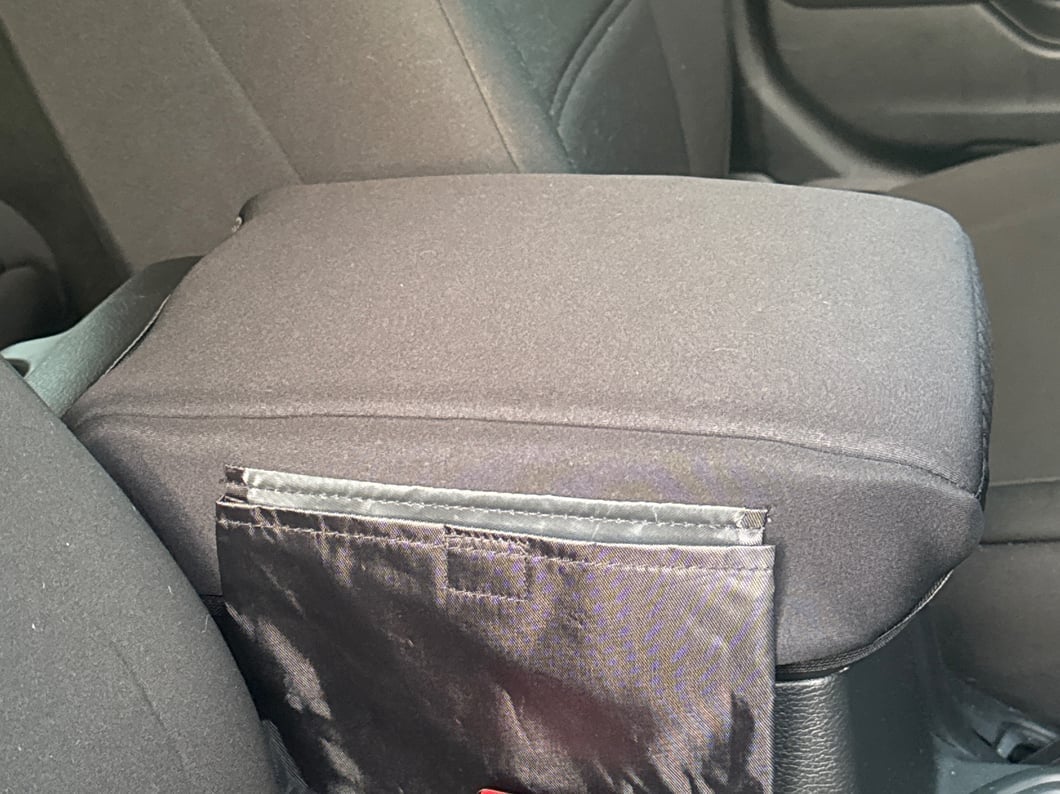 RedRock Center Console Arm Rest Cover w/Storage Bags (18-25 Jeep Wrangler JL) - Image 9