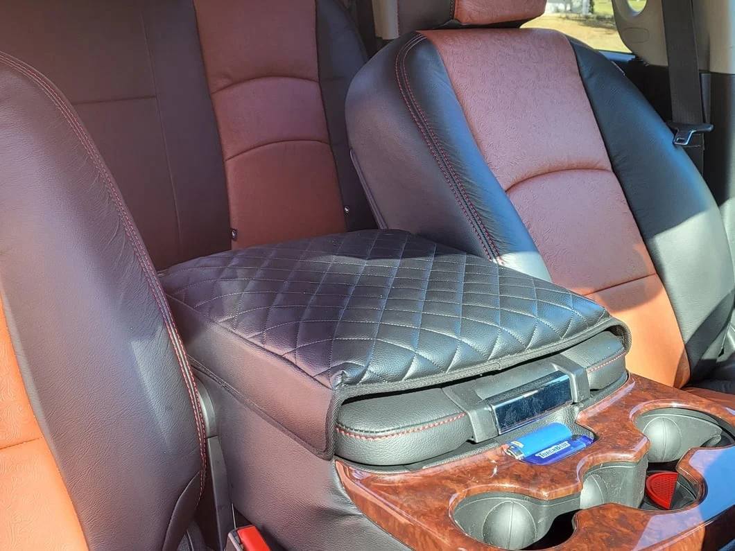 RedRock Center Console Arm Rest Cushion; Black (09-18 RAM 1500) - Image 10