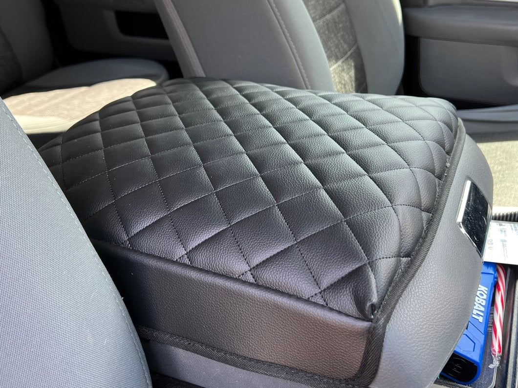 RedRock Center Console Arm Rest Cushion; Black (09-18 RAM 1500) - Image 9