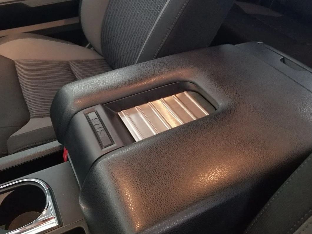 RedRock Center Console Arm Rest Trim; Stainless (14-19 Tundra) - Image 10