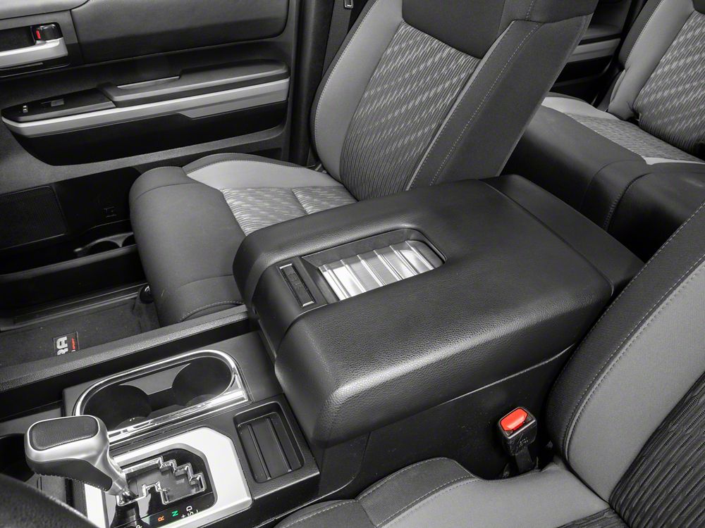 RedRock Center Console Arm Rest Trim; Stainless (14-19 Tundra) - Image 5