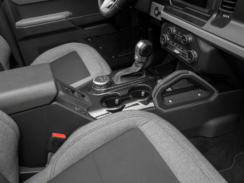 RedRock Center Console Cover Trim; Carbon Fiber (21-25 Bronco) - Image 4