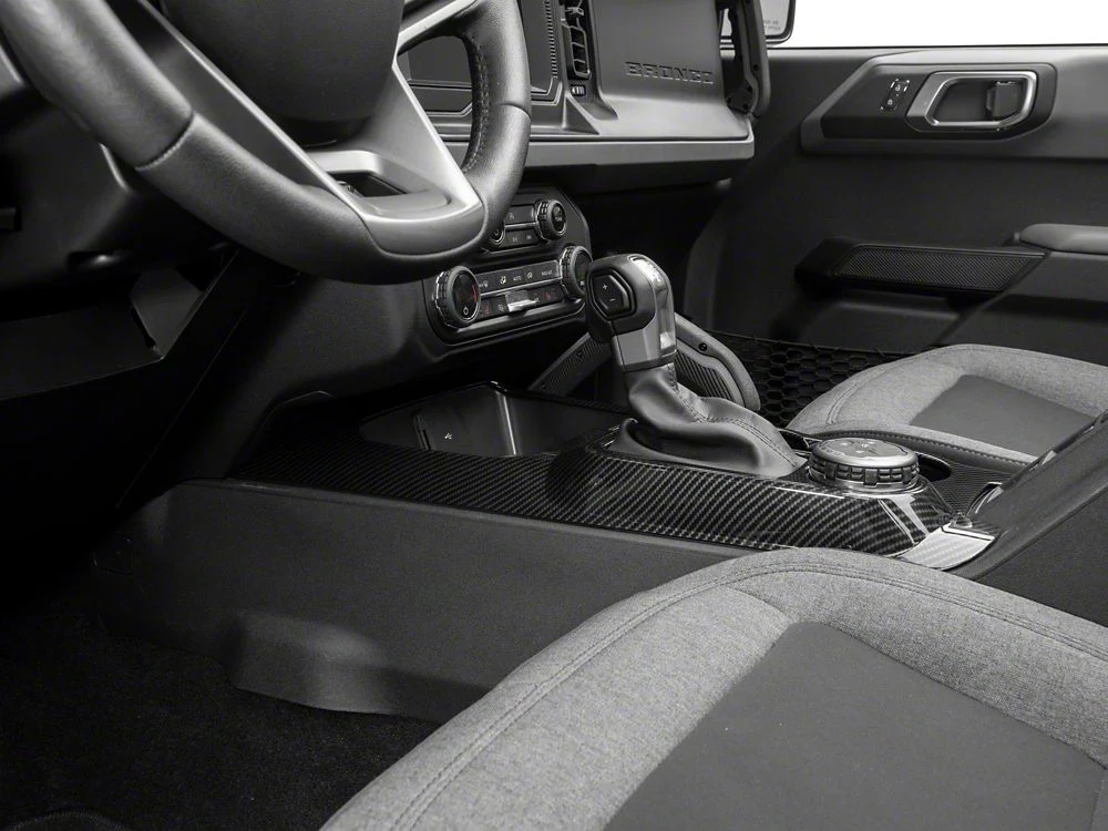 RedRock Center Console Cover Trim; Carbon Fiber (21-25 Bronco) - Image 7