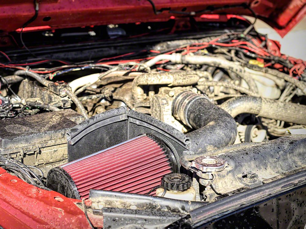RedRock Cold Air Intake; Black Wrinkle (07-11 3.8L Jeep Wrangler JK) - Image 11