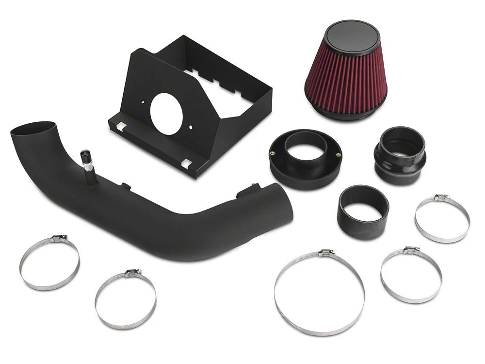 RedRock Cold Air Intake; Black Wrinkle (11-14 5.0L F-150) - Image 4