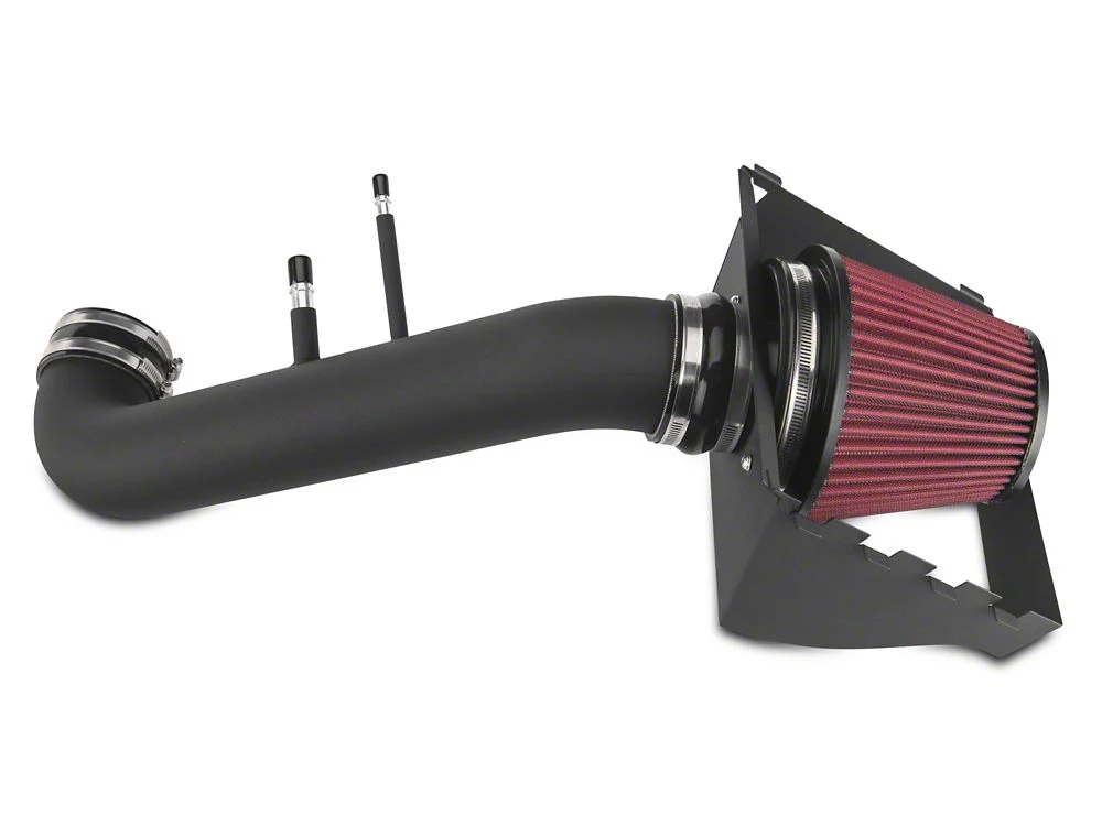 RedRock Cold Air Intake; Black Wrinkle (15-20 5.0L F-150) - Image 3