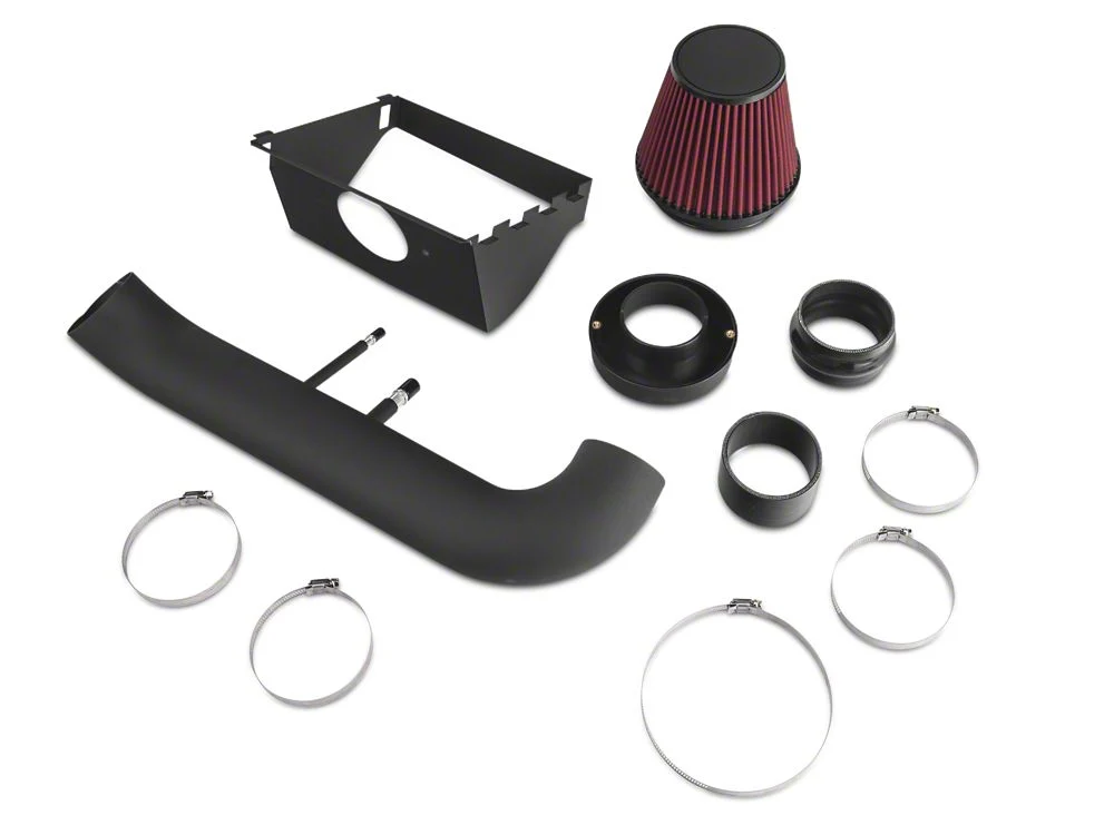 RedRock Cold Air Intake; Black Wrinkle (15-20 5.0L F-150) - Image 4