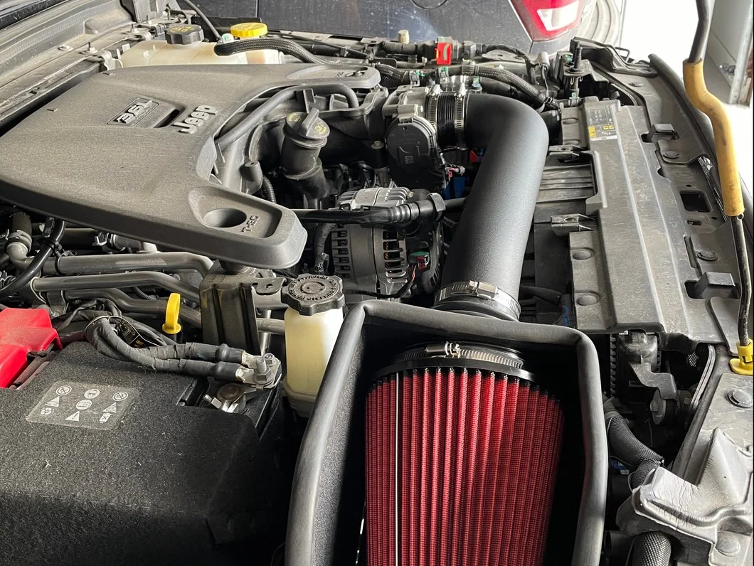 RedRock Cold Air Intake; Textured Black (20-25 3.6L Jeep Gladiator JT) - Image 12