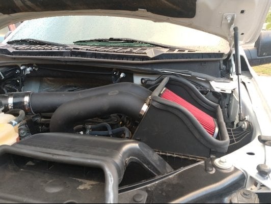 RedRock Cold Air Intake; Wrinkle Black (15-16 3.5L EcoBoost F-150) - Image 7