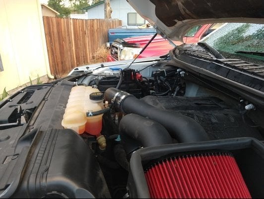 RedRock Cold Air Intake; Wrinkle Black (15-16 3.5L EcoBoost F-150) - Image 9