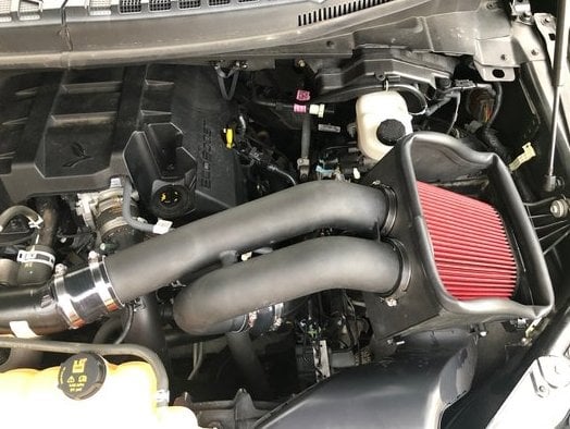 RedRock Cold Air Intake; Wrinkle Black (15-25 2.7L EcoBoost F-150) - Image 7