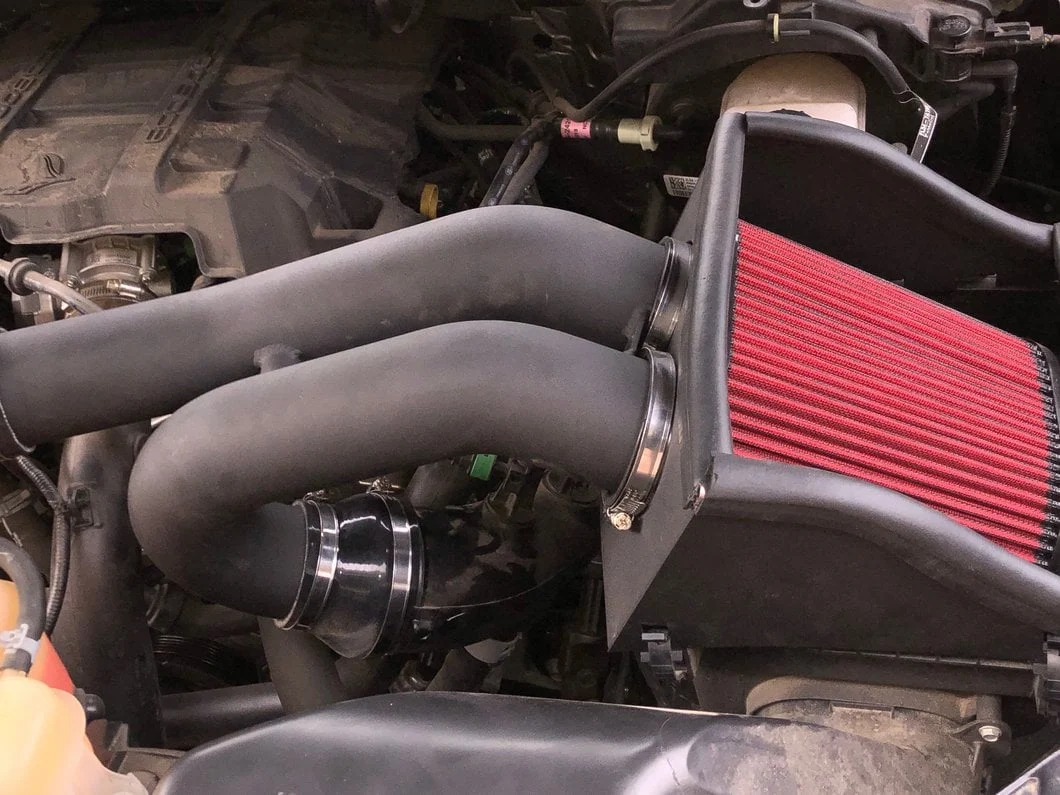 RedRock Cold Air Intake; Wrinkle Black (15-25 2.7L EcoBoost F-150) - Image 8