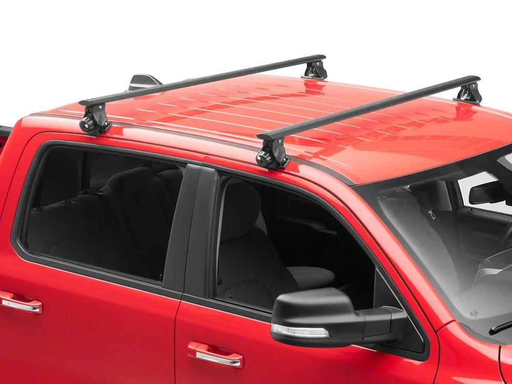 RedRock Cross Bar Roof Rack; Black; 60-Inch (13-25 RAM 1500) - Image 4