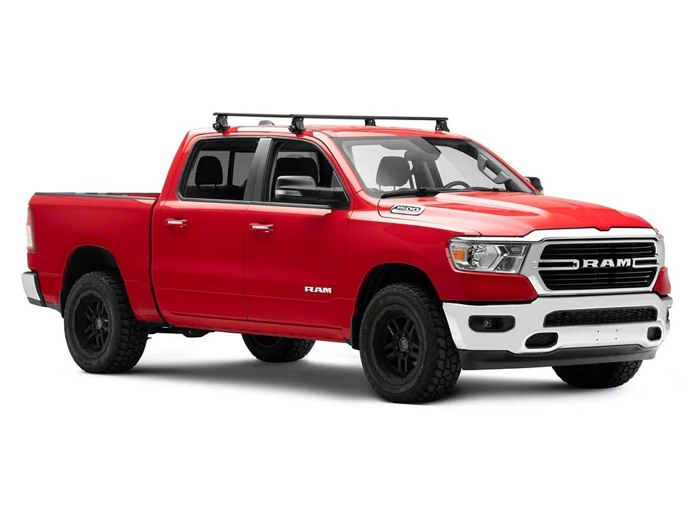 RedRock Cross Bar Roof Rack; Black; 60-Inch (13-25 RAM 1500) - Image 7