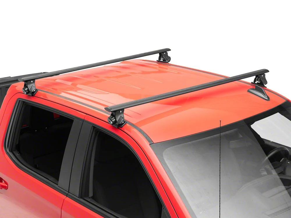 RedRock Cross Bar Roof Rack; Black; 60-Inch (14-25 Silverado 1500) - Image 4