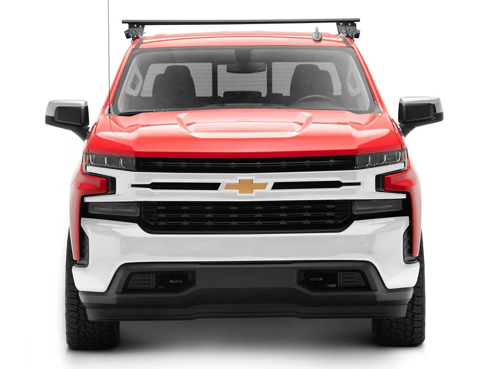 RedRock Cross Bar Roof Rack; Black; 60-Inch (14-25 Silverado 1500) - Image 9