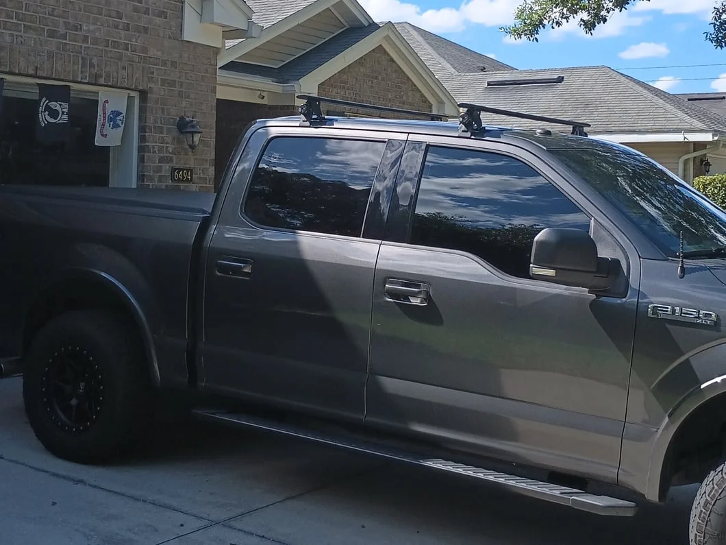 RedRock Cross Bar Roof Rack; Black; 60-Inch (15-20 F-150) - Image 13
